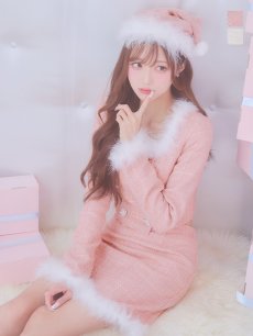 画像38: SALE!即日発送!【サンタコス 3点セット】【XS-Lサイズ/2カラー】ロングスリーブツイードサンタコスプレ[OF01] (38)