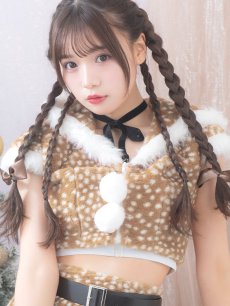 画像17: 【即日発送】【サンタコス 6点セット】【S-Lサイズ/1カラー】セットアップフレアサンタ[OF01] (17)