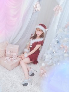 画像11: SALE!【サンタコス 5点セット】【S-XLサイズ/1カラー】マーメイドチェックサンタコスプレ[OF01] (11)