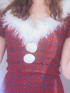 画像16: SALE!【サンタコス 5点セット】【S-XLサイズ/1カラー】マーメイドチェックサンタコスプレ[OF01] (16)