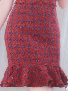 画像17: SALE!【サンタコス 5点セット】【S-XLサイズ/1カラー】マーメイドチェックサンタコスプレ[OF01] (17)