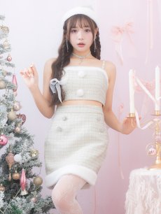 画像4: SALE!【即日発送】【サンタコス 5点セット】【XS-Lサイズ/1カラー】ジャケット付きツイードセットアップサンタ[OF01] (4)