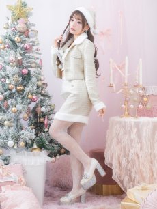 画像7: SALE!【即日発送】【サンタコス 5点セット】【XS-Lサイズ/1カラー】ジャケット付きツイードセットアップサンタ[OF01] (7)