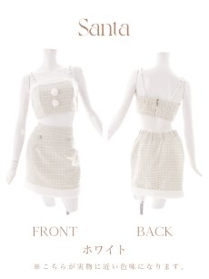 画像19: SALE!【即日発送】【サンタコス 5点セット】【XS-Lサイズ/1カラー】ジャケット付きツイードセットアップサンタ[OF01] (19)