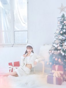 画像6: SALE!【即日発送】【サンタコス 5点セット】【XS-Lサイズ/1カラー】ジャケット付きツイードセットアップサンタ[OF01] (6)