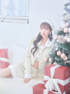 画像13: SALE!【即日発送】【サンタコス 5点セット】【XS-Lサイズ/1カラー】ジャケット付きツイードセットアップサンタ[OF01] (13)