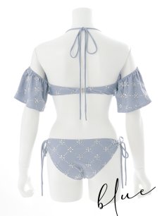画像30: 【即日発送】【ビキニ】【水着】ビジューオフショルダーフリルビキニ 2点セット[YMT] (30)