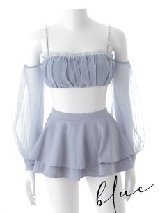 画像26: 【即日発送】【ビキニ】【水着】オフショルダーシアースリーブビキニ [YMT] (26)