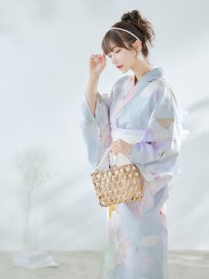 画像11: 【即日発送！】アイシーフラワー牡丹浴衣 【浴衣3点セット 浴衣/帯/下駄】 [YMT] (11)