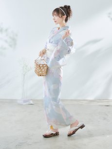 画像13: 【即日発送！】アイシーフラワー牡丹浴衣 【浴衣3点セット 浴衣/帯/下駄】 [YMT] (13)