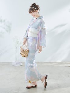 画像15: 【即日発送！】アイシーフラワー牡丹浴衣 【浴衣3点セット 浴衣/帯/下駄】 [YMT] (15)