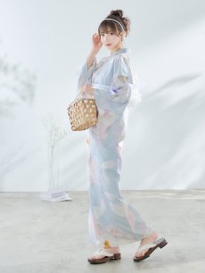 画像17: 【即日発送！】アイシーフラワー牡丹浴衣 【浴衣3点セット 浴衣/帯/下駄】 [YMT] (17)