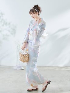 画像19: 【即日発送！】アイシーフラワー牡丹浴衣 【浴衣3点セット 浴衣/帯/下駄】 [YMT] (19)