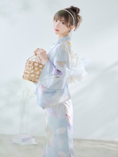 画像2: 【即日発送！】アイシーフラワー牡丹浴衣 【浴衣3点セット 浴衣/帯/下駄】 [YMT] (2)