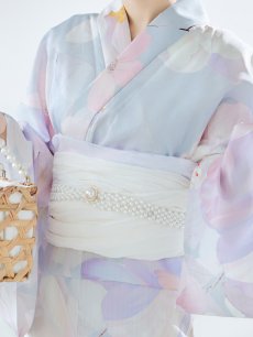 画像20: 【即日発送！】アイシーフラワー牡丹浴衣 【浴衣3点セット 浴衣/帯/下駄】 [YMT] (20)