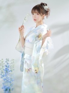 画像10: 【即日発送】アイシーフラワー牡丹浴衣 【浴衣3点セット 浴衣/帯/下駄】 [YMT] (10)