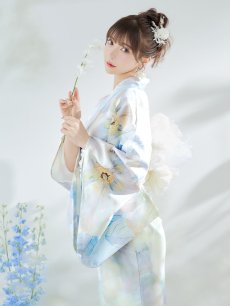 画像11: 【即日発送】アイシーフラワー牡丹浴衣 【浴衣3点セット 浴衣/帯/下駄】 [YMT] (11)