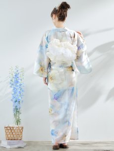 画像18: 【即日発送】アイシーフラワー牡丹浴衣 【浴衣3点セット 浴衣/帯/下駄】 [YMT] (18)