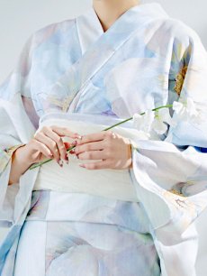 画像19: 【即日発送】アイシーフラワー牡丹浴衣 【浴衣3点セット 浴衣/帯/下駄】 [YMT] (19)