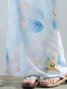 画像20: 【即日発送】アイシーフラワー牡丹浴衣 【浴衣3点セット 浴衣/帯/下駄】 [YMT] (20)