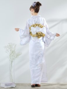 画像19: 【即日発送】ニュアンスフラワーベージュ浴衣 【浴衣3点セット 浴衣/帯/下駄】 [YMT] (19)