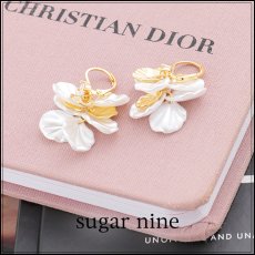 画像1: アクセサリー：ピアス】フラワーモチーフピアス【Fサイズ/1カラー】[YMT] (1)