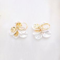 画像3: アクセサリー：ピアス】フラワーモチーフピアス【Fサイズ/1カラー】[YMT] (3)