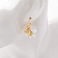 画像4: アクセサリー：ピアス】フラワーモチーフピアス【Fサイズ/1カラー】[YMT] (4)