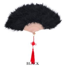 画像4: 【即日発送】【ハロウィン小物】ファー扇子【sugarnine】【Fサイズ/8カラー】[YMT] (4)