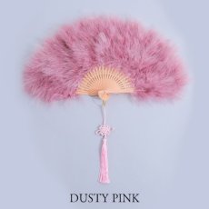 画像8: 【即日発送】【ハロウィン小物】ファー扇子【sugarnine】【Fサイズ/8カラー】[YMT] (8)