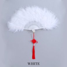 画像5: 【即日発送】【ハロウィン小物】ファー扇子【sugarnine】【Fサイズ/8カラー】[YMT] (5)