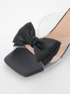 画像7: 【水着小物：ビーチサンダル】パールチェーン/ リボン/ フリル/ 厚底/ ウエッジソール/ サンダル/ サマーシューズ[YMT] (7)