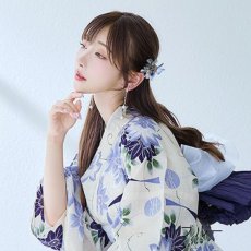 画像11: 【浴衣小物】クリアフラワーコサージュ【3カラー】[HC02] (11)