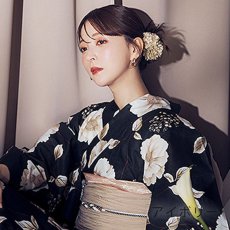 画像12: 【即日発送】【浴衣小物】ダイヤパールフラワーコサージュ【2カラー】[YMT] (12)