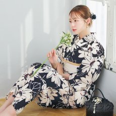 画像15: 【即日発送】【浴衣小物】ちりめん水引きフラワーコサージュ【3カラー】[YMT] (15)