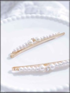 画像3: 【アクセサリー：ヘアピン】パールストーンヘアピン【1カラー】[OF02] (3)