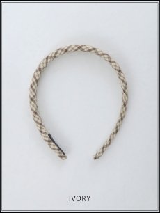 画像2: 【カチューシャ】タータンチェックカチューシャ【3カラー】[OF02] (2)