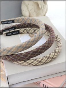 画像6: 【カチューシャ】タータンチェックカチューシャ【3カラー】[OF02] (6)