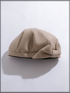 画像3: 【帽子】サイドリボンベレー帽【1カラー】[OF02]  (3)