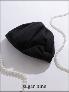 画像1: 【帽子】サイドリボンベレー帽【1カラー】[OF02]  (1)