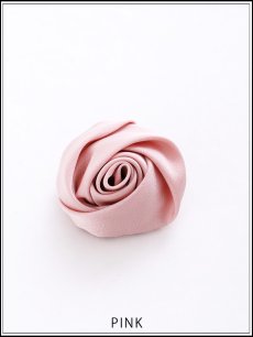 画像5: 【ヘアアクセ】サテンローズヘアピン【Fサイズ/4カラー】[OF02] (5)