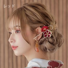 画像8: 【浴衣小物】ダブルフラワーコサージュ【3カラー】[OF03] (8)