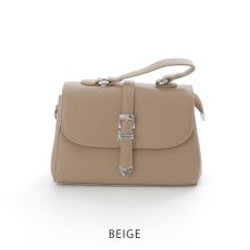 画像3: 【バッグ】2wayレザーフラップスクエアハンドバッグ【Fサイズ/5カラー】[OF04] (3)