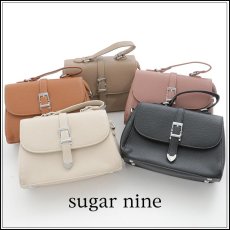 画像1: 【バッグ】2wayレザーフラップスクエアハンドバッグ【Fサイズ/5カラー】[OF04] (1)