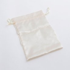 画像5: 【バッグ】巾着付き格子柄ビーズハンドバッグ【Fサイズ/2カラー】[YMT] (5)