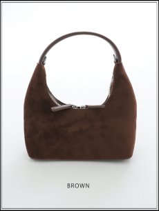 画像2: 【バッグ】ブラウンハーフムーンバッグ【Fサイズ/1カラー】[OF03] (2)