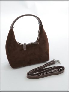 画像6: 【バッグ】ブラウンハーフムーンバッグ【Fサイズ/1カラー】[OF03] (6)