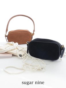 画像1: 【バッグ】2wayラウンドシンプルバッグ【Fサイズ/2カラー】[OF03]  (1)