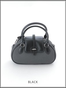 画像3: 【バッグ】キャンバスバイカラーミニバッグ【Fサイズ/3カラー】[OF03] (3)