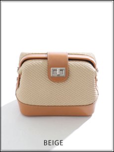 画像3: 【バッグ】ボックス型2WAYバッグ【Fサイズ/2カラー】[OF03] (3)